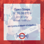 2024-08-09 Open Stage mit Cynthia & Martin (CarnoDuo)